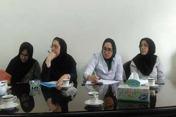 حضور تیم آموزشی مدیریت اطلاع رسانی پزشکی و منابع علمی دانشگاه